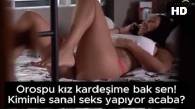 Üvey ablamın orospu olduğunu yakalıyorum! Yakalanma pornosu