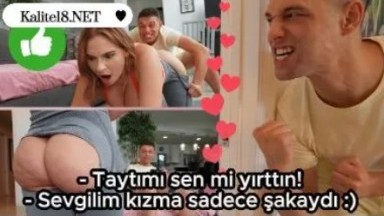 Sevgiliye yapılan eşşek şakası sikişle bitiyor - Sevgili porno filmi