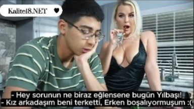 Teyze pornosu - Sarışın teyzemle gizli sikişmemiz